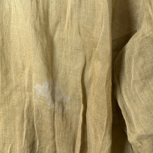 Mes Demoiselles Cotton Oversized Sheer Shirt – Olive Size 1 , FR 38/40 US 10 - Picture 6 of 9